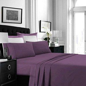 Deep Purple Queen Sheets, Deep or Regular Pocket